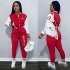 Women 2-piece Letterman Tracksuit